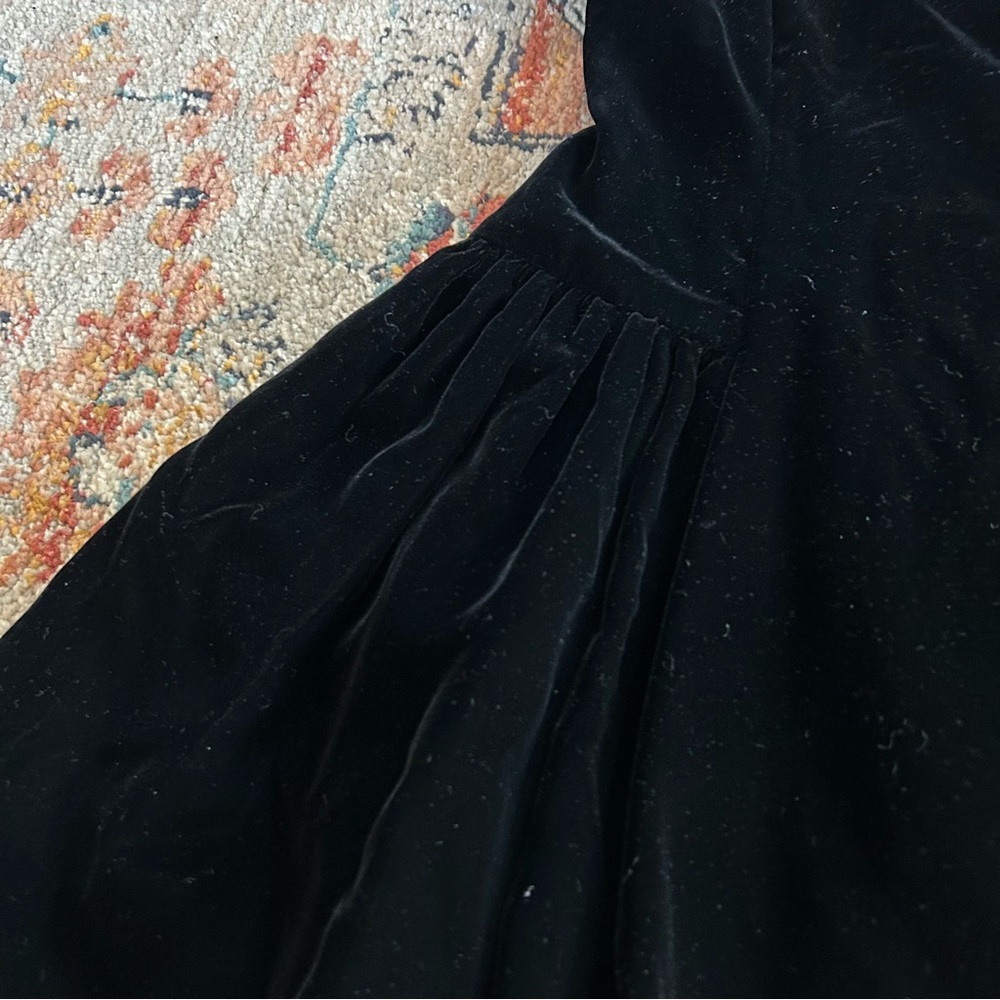 Vintage 1990s Scaasi Velvet Dress Size 10 - Picture 2 of 7